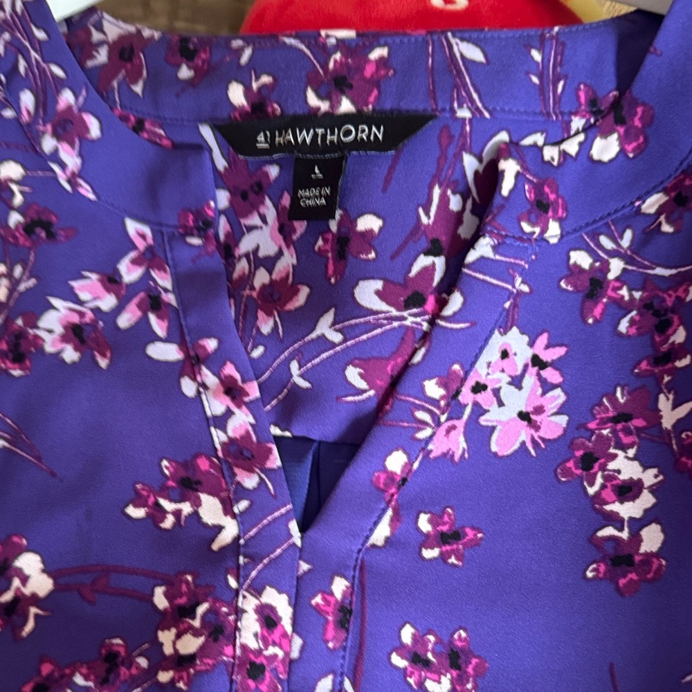 41 Hawthorn Violet Floral Dress